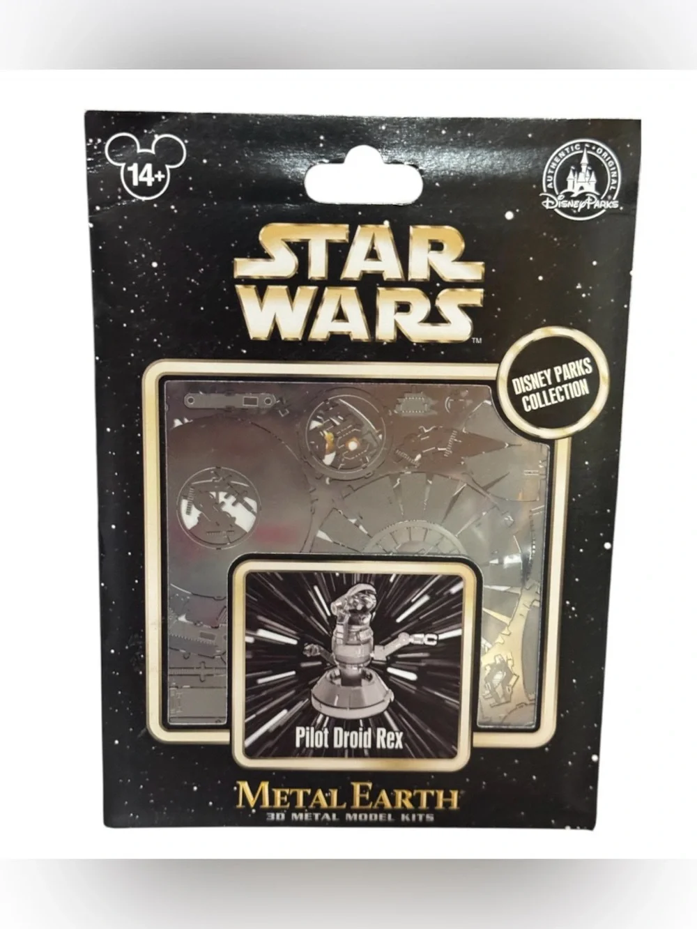 STAR WARS PILOT DROID REX METAL MODEL KIT 3D & Star Wars Starspeeder 1000